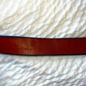Lightly Used Smathers & Branson needle point belt